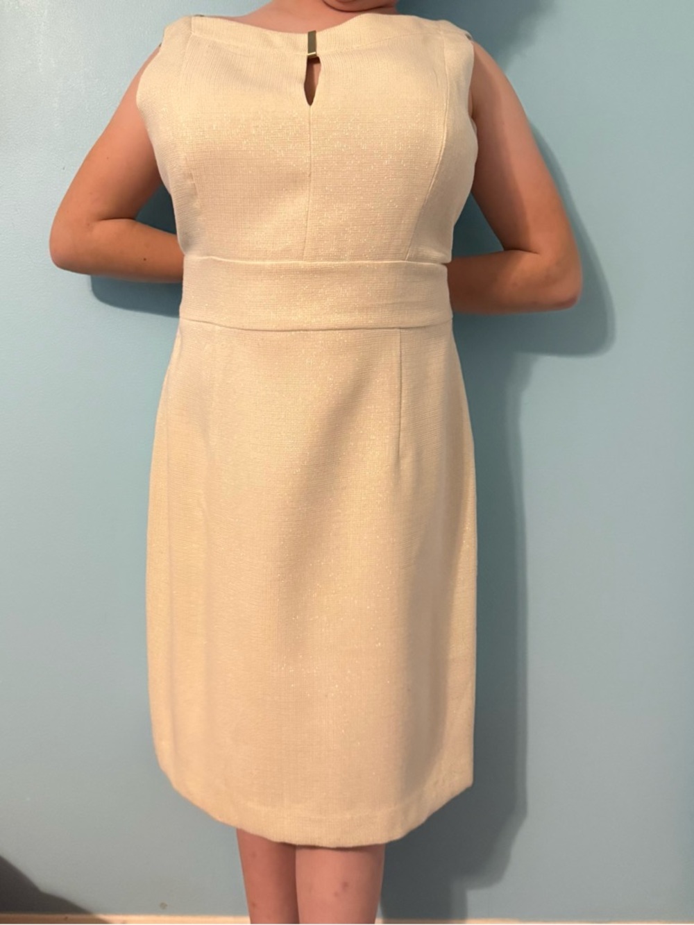 Tahari by Arthur S. Levine Metallic Sheath Dress – Size 14